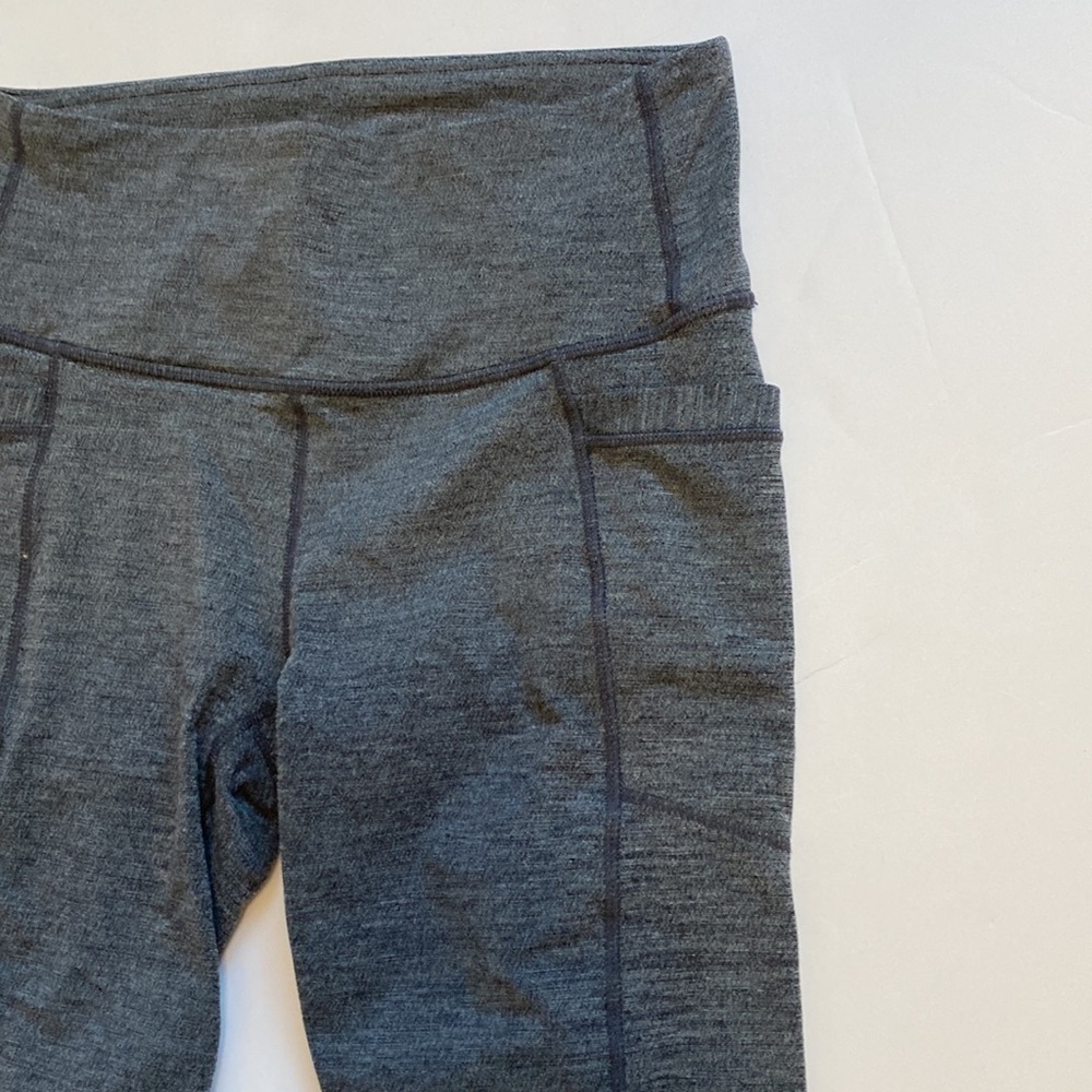 Athleta High Rise Spacedye Chaturanga to Town Tight Gray Sz S - Picture 7 of 12